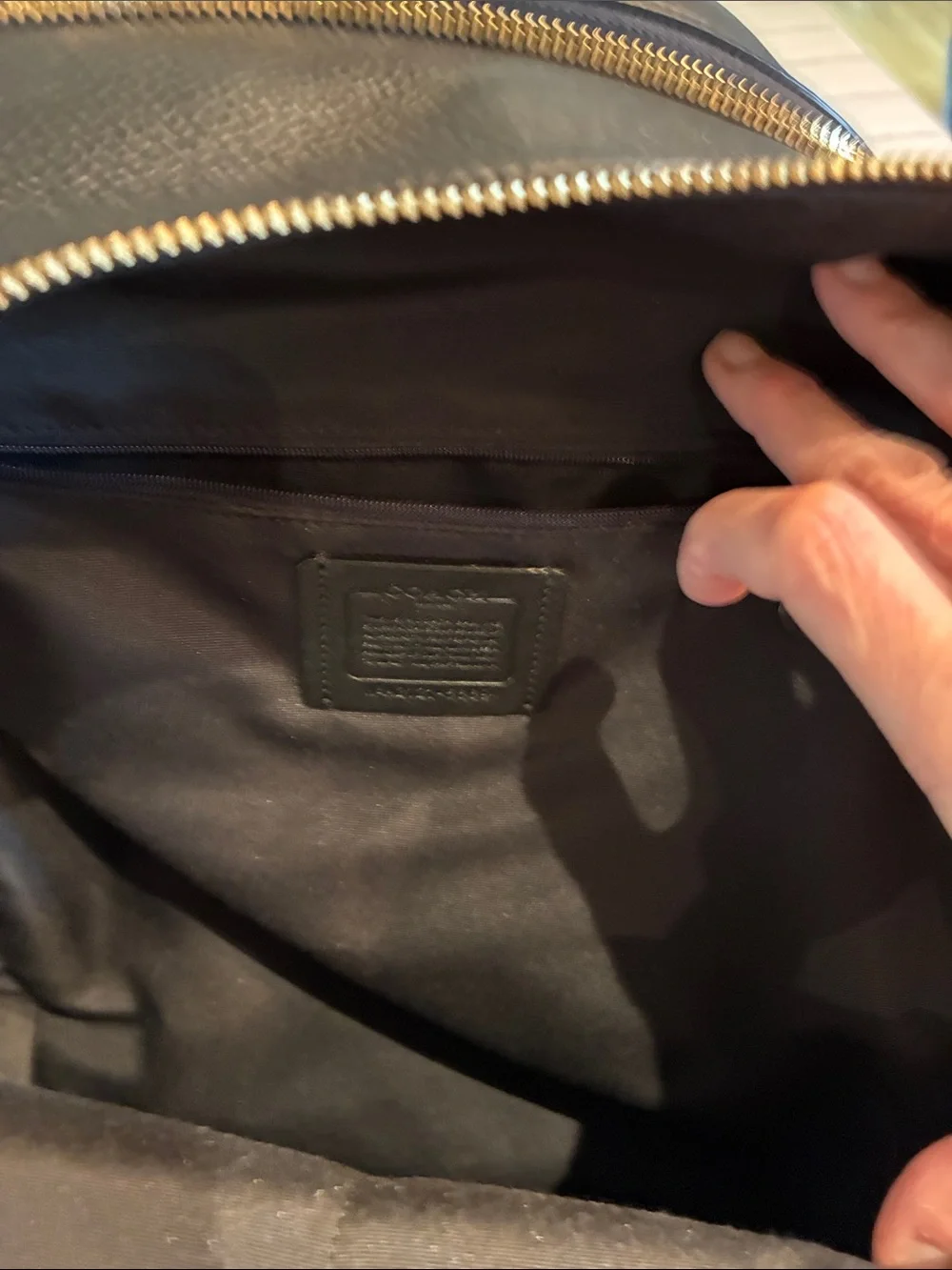 🎉NEW LISTING!🎉Coach Black Pebbled Leather Backpack with Gold Hardware